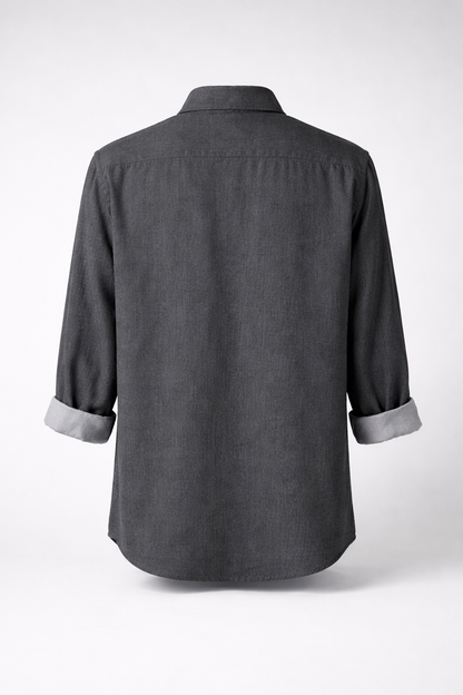 French Linen Button-Down Shirt