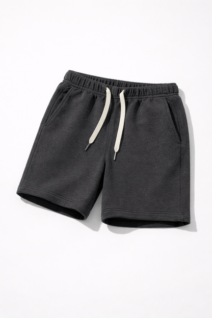 French Terry Cotton Shorts